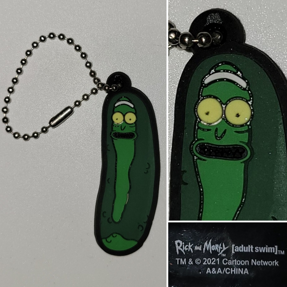 Pickle Rick 2.5" Keychain, Rick and Morty, 2021 Adult Swim Cartoon Network